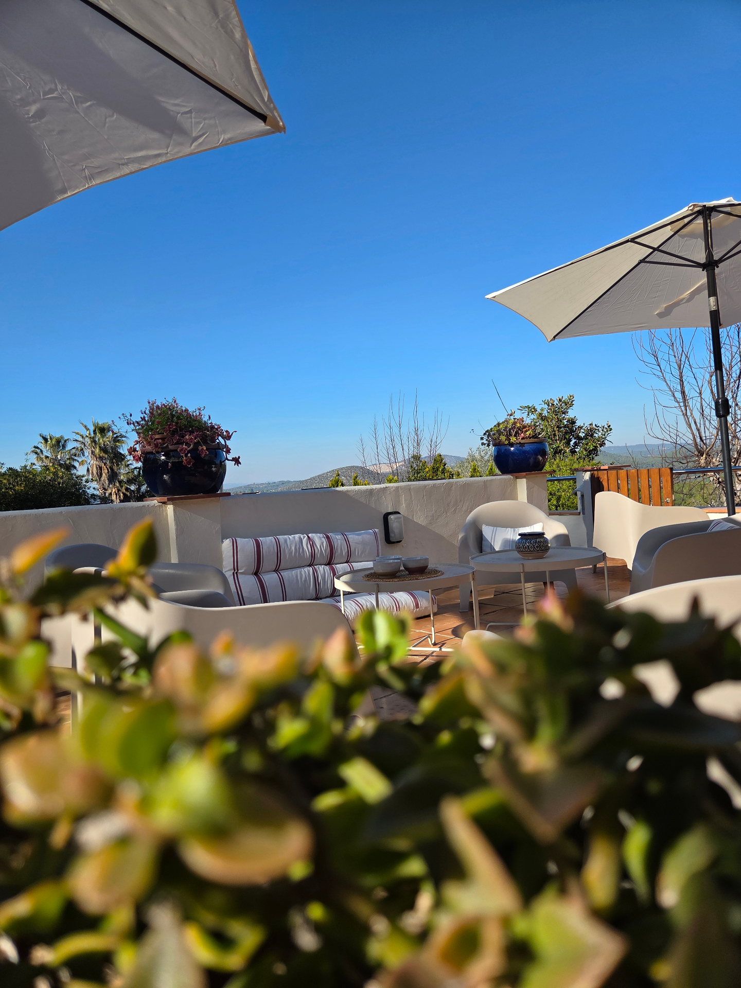 Terrasse avec vue